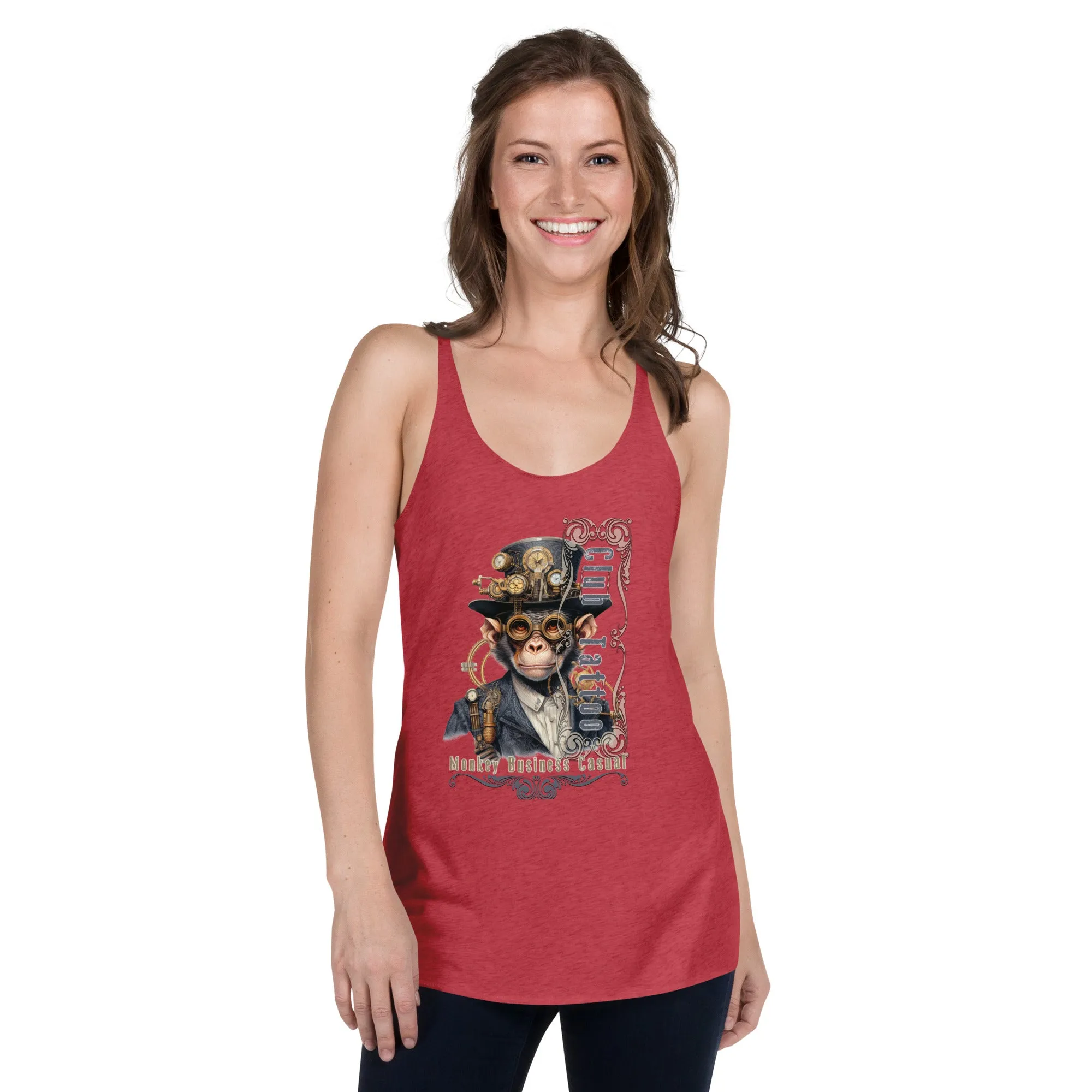 Monkey Business Casual Women's Racerback Tank