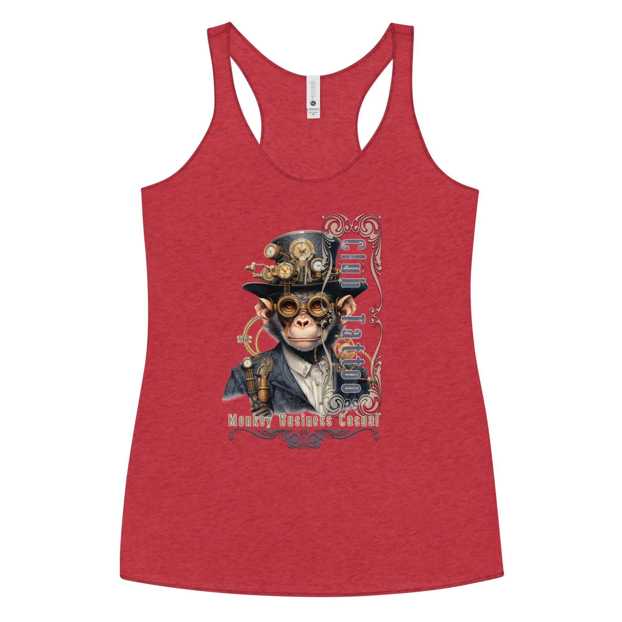 Monkey Business Casual Women's Racerback Tank