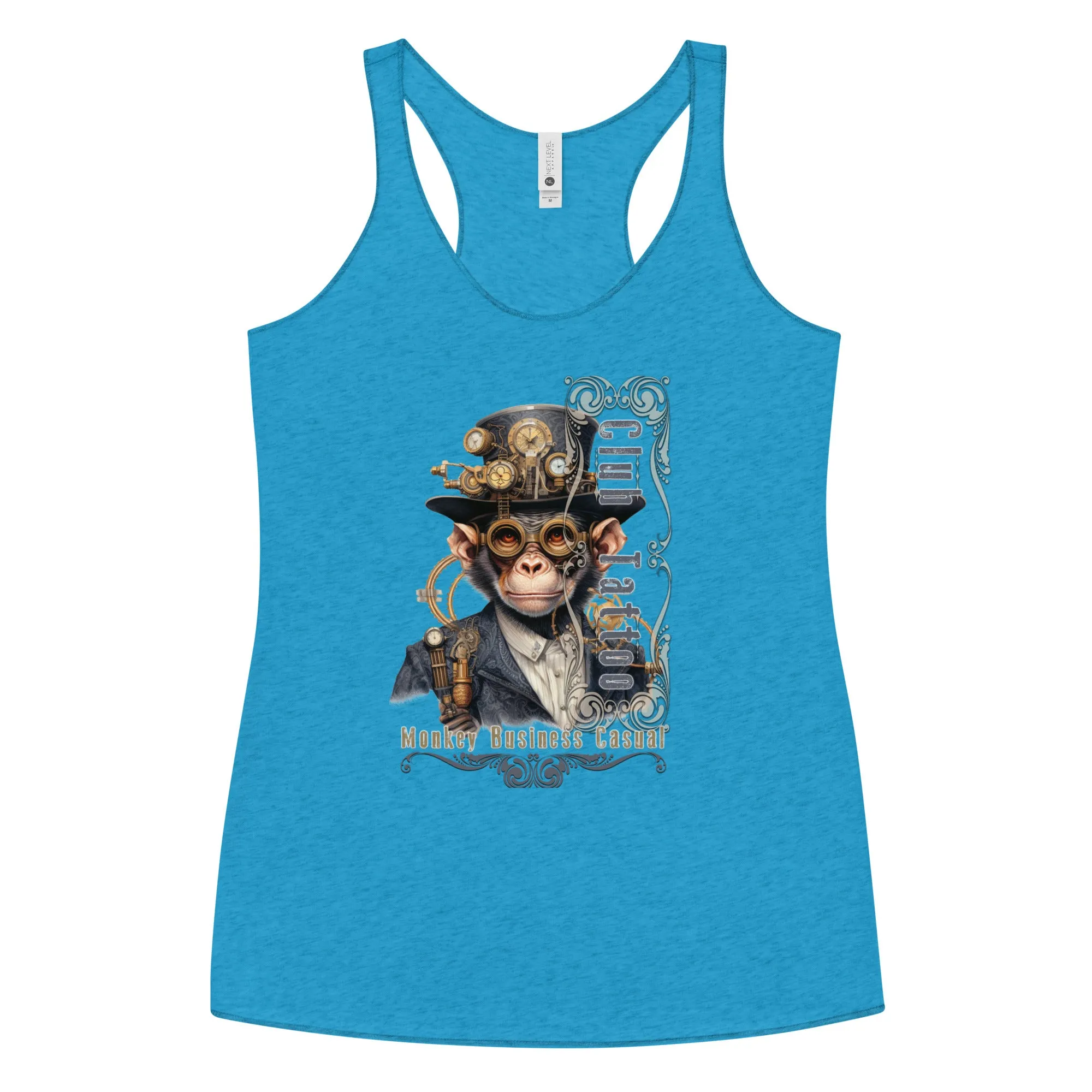 Monkey Business Casual Women's Racerback Tank
