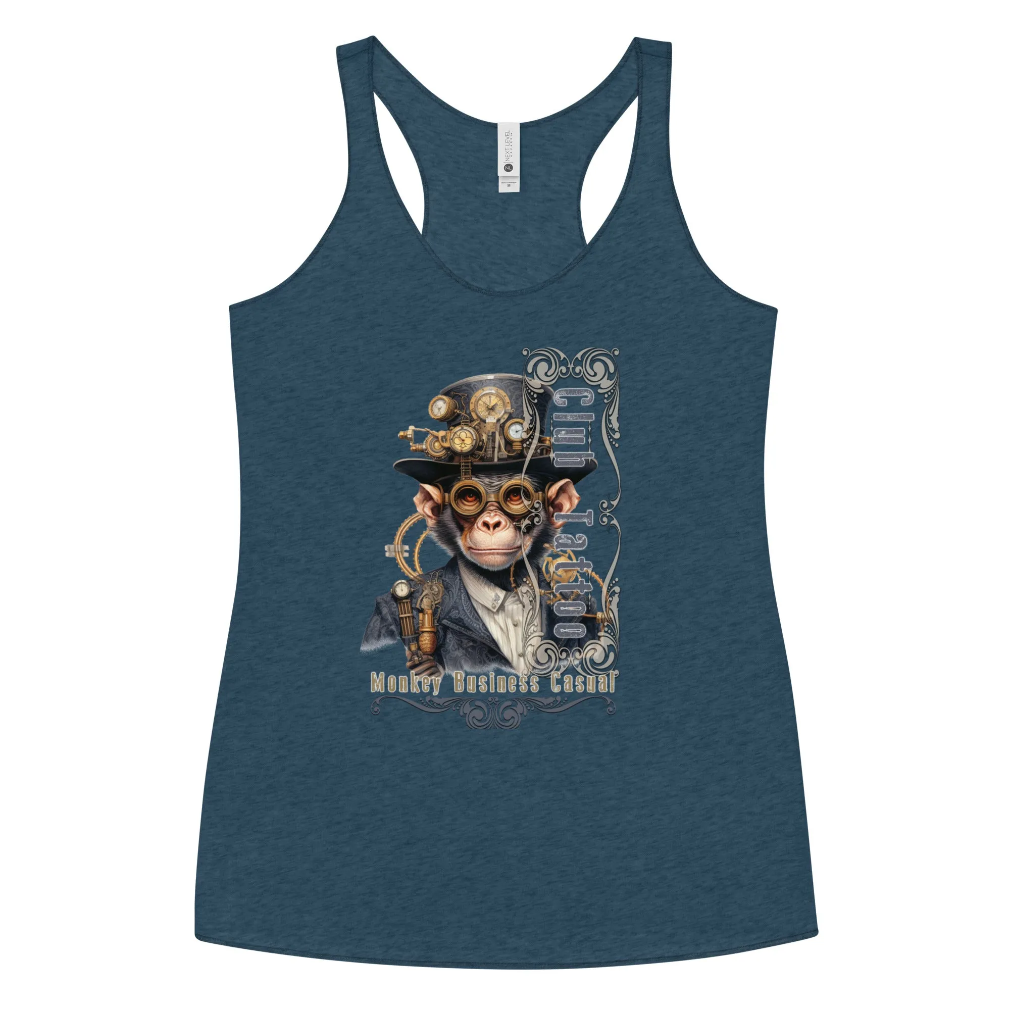 Monkey Business Casual Women's Racerback Tank