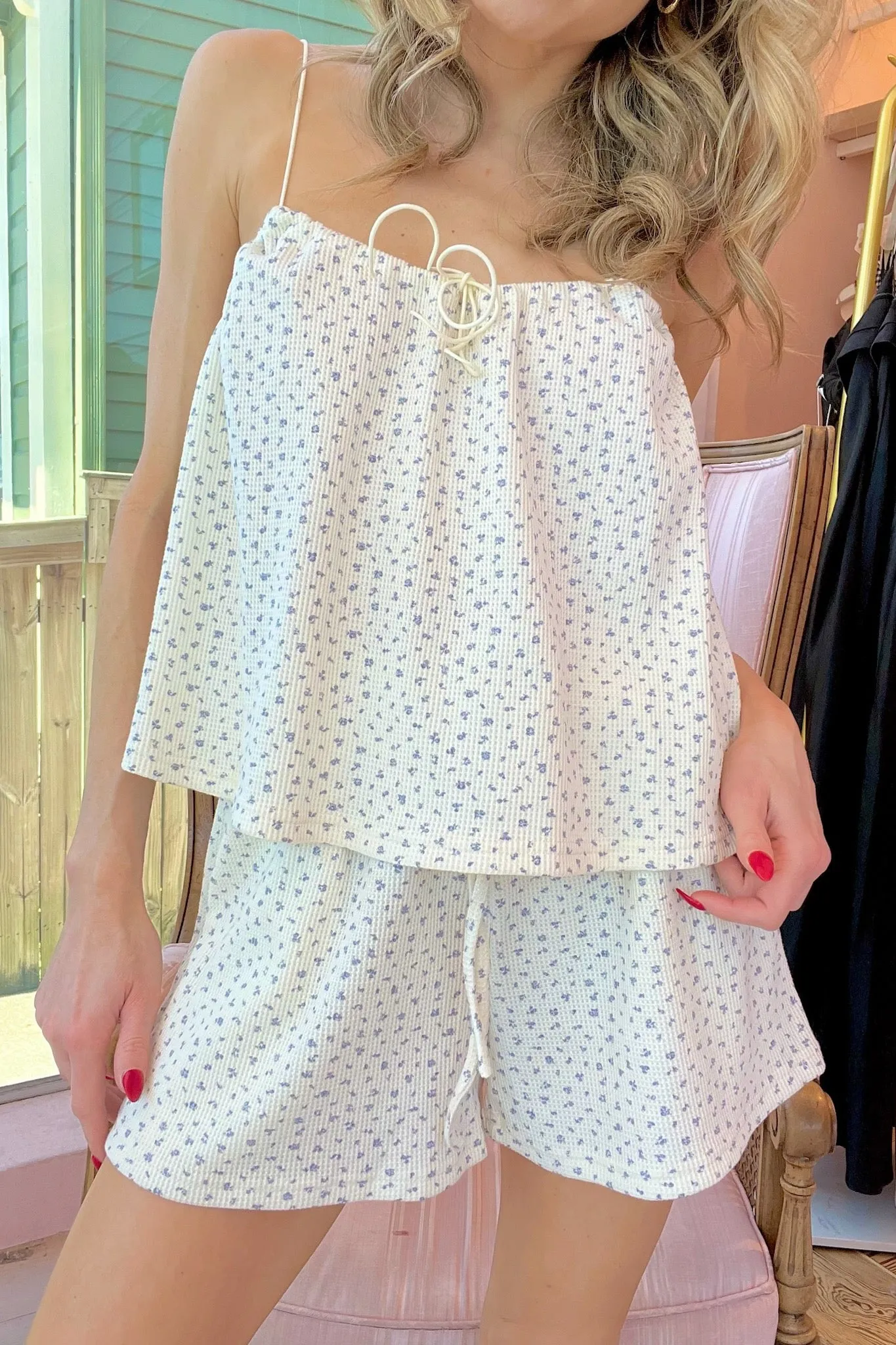 Morning Stroll Waffle Knit Short