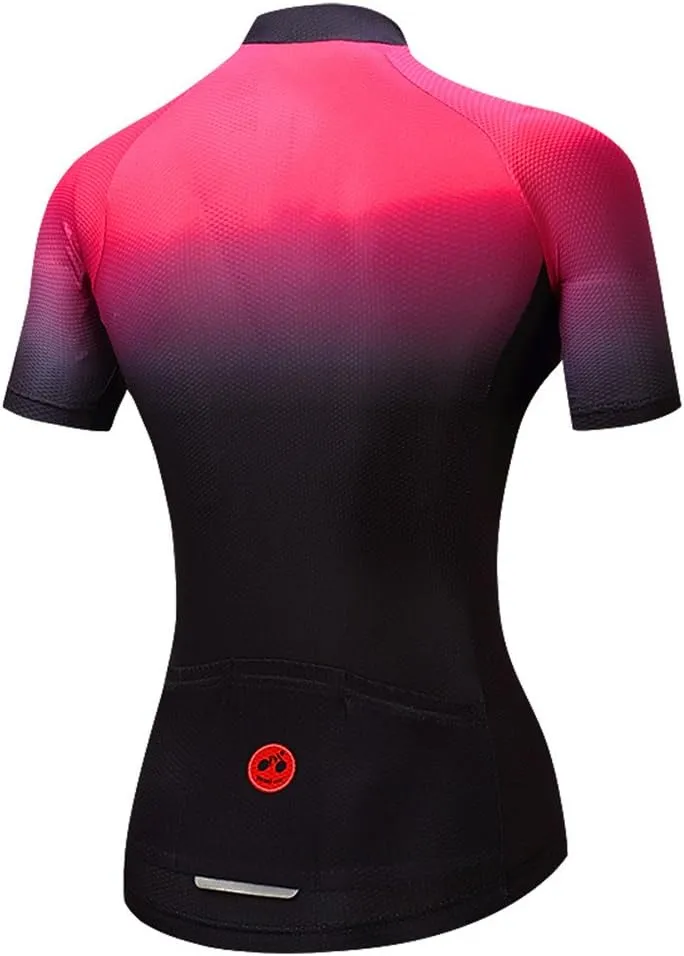 Mountain Bike Jersey Women, Women's Cycling Jersey Biking Shirt Jacket Tops, Comfortable Quick Dry