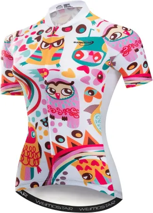 Mountain Bike Jersey Women, Women's Cycling Jersey Biking Shirt Jacket Tops, Comfortable Quick Dry