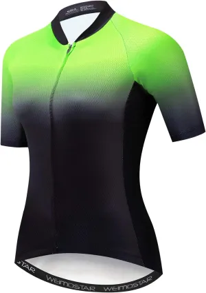 Mountain Bike Jersey Women, Women's Cycling Jersey Biking Shirt Jacket Tops, Comfortable Quick Dry