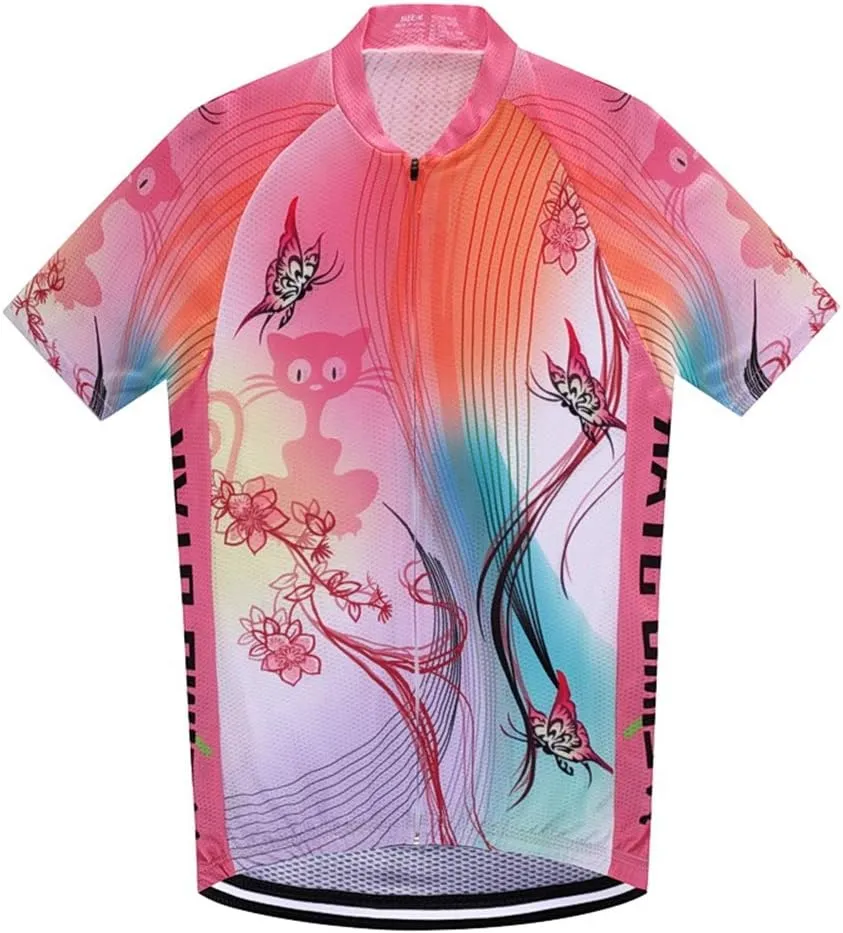 Mountain Bike Jersey Women, Women's Cycling Jersey Biking Shirt Jacket Tops, Comfortable Quick Dry