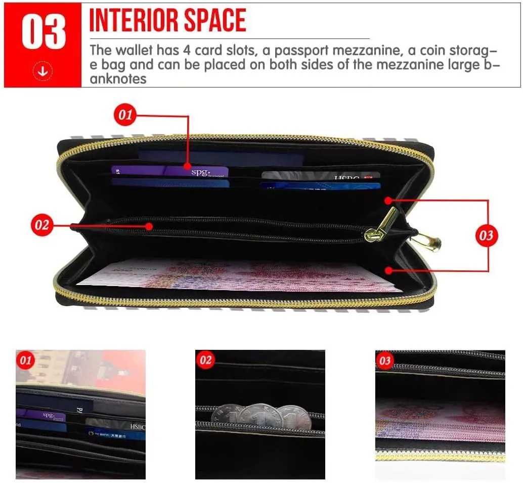 Mumeson Durable Wallet Coin Purse Portable Cosmetic Bag Makeup Bag with Strap
