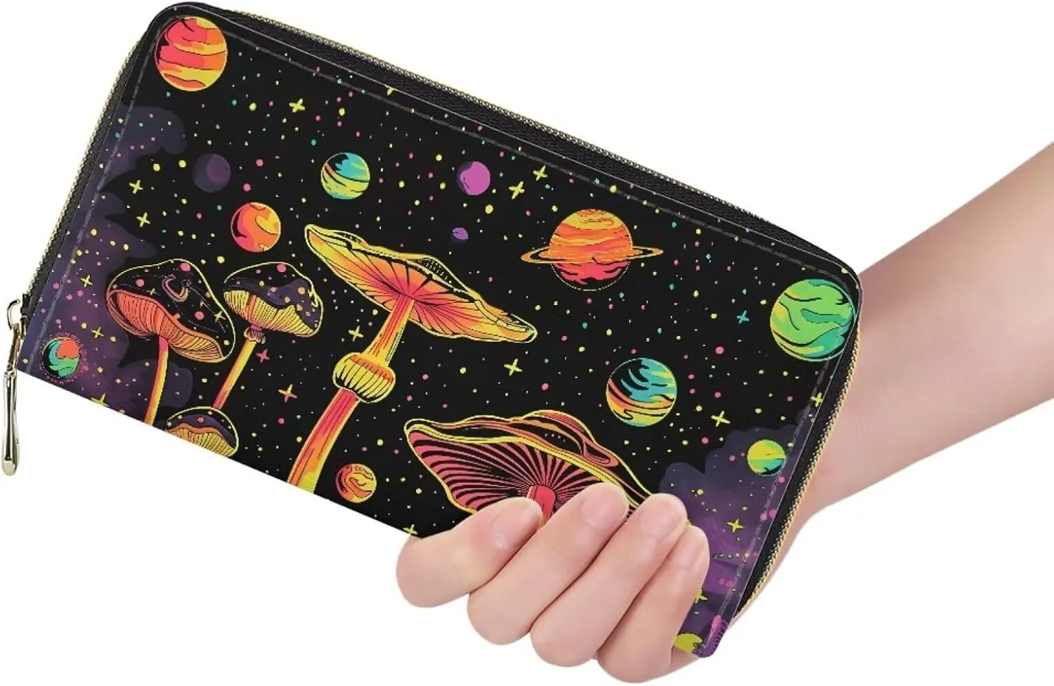Mumeson Durable Wallet Coin Purse Portable Cosmetic Bag Makeup Bag with Strap
