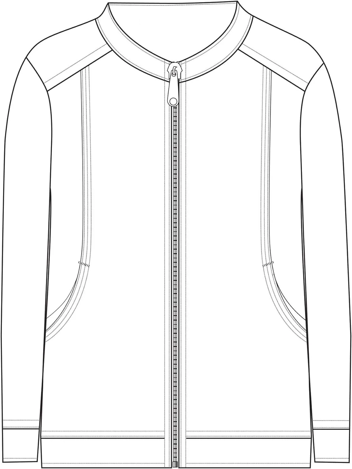 Natural Uniforms Women's Ultra Soft Stretch Zip Up Scrub Jacket (5200)