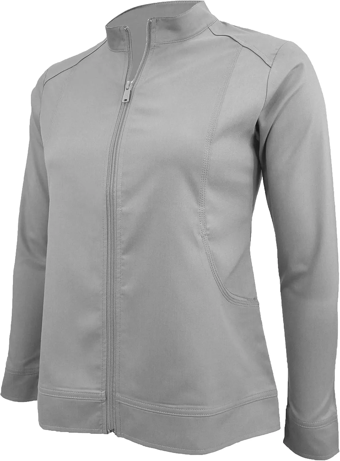Natural Uniforms Women's Ultra Soft Stretch Zip Up Scrub Jacket (5200)