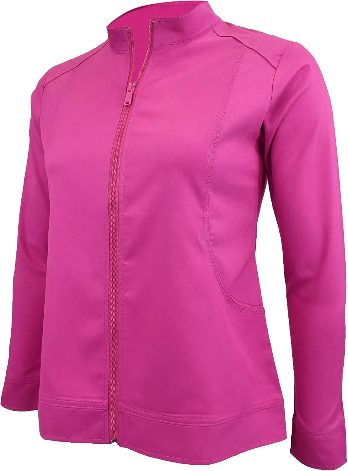 Natural Uniforms Women's Ultra Soft Stretch Zip Up Scrub Jacket (5200)
