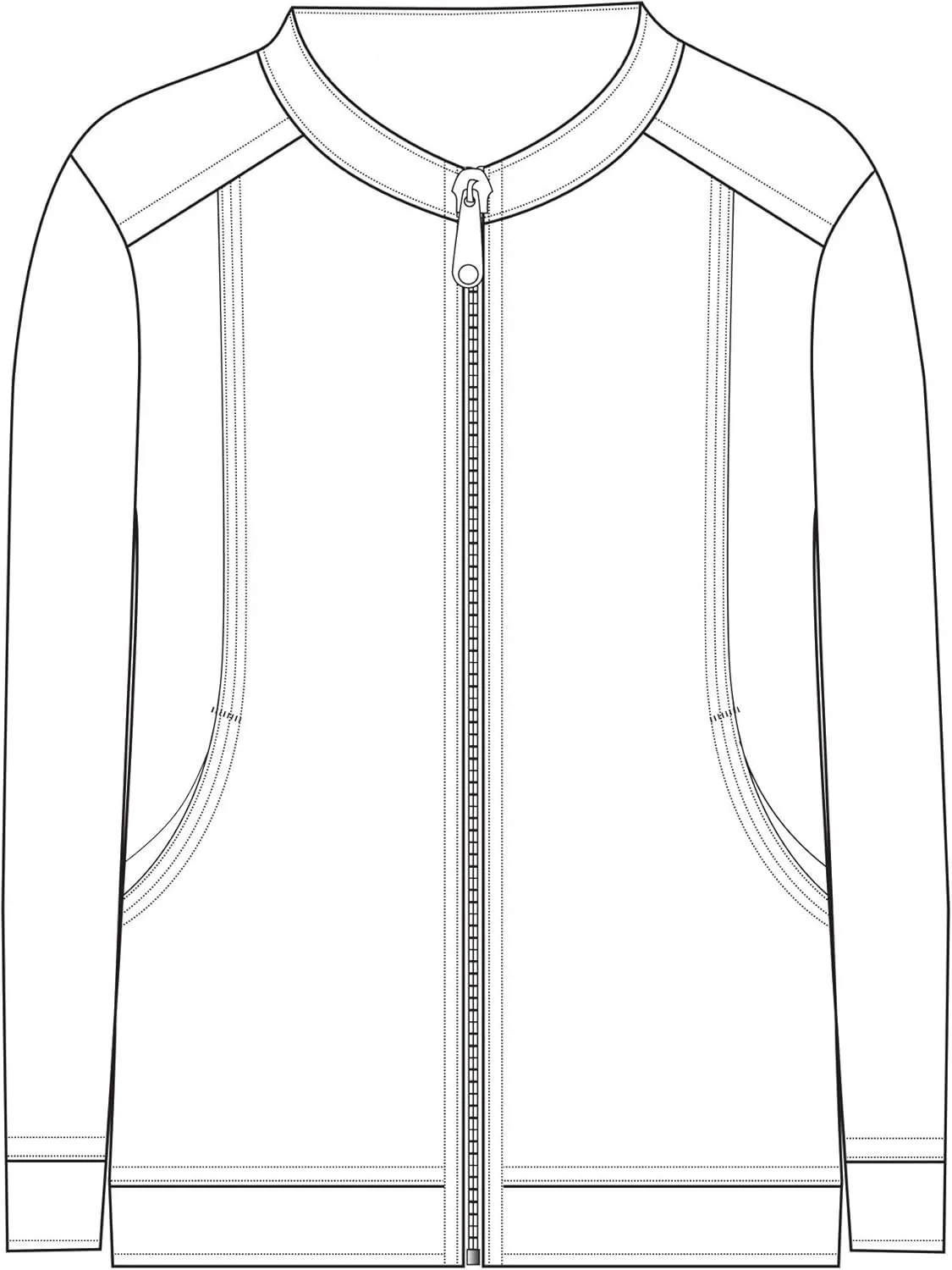 Natural Uniforms Women's Ultra Soft Stretch Zip Up Scrub Jacket (5200)