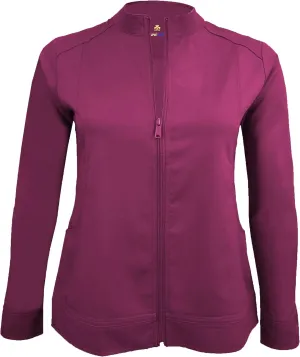 Natural Uniforms Women's Ultra Soft Stretch Zip Up Scrub Jacket (5200)
