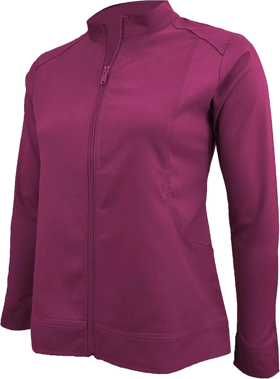 Natural Uniforms Women's Ultra Soft Stretch Zip Up Scrub Jacket (5200)