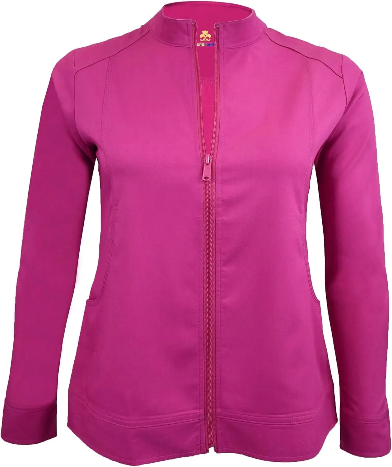 Natural Uniforms Women's Ultra Soft Stretch Zip Up Scrub Jacket (5200)