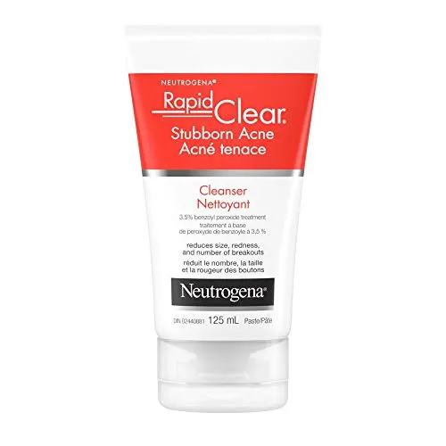 Neutrogena Acne Neutrogena Rapid clear stubborn acne Cleanser, 125 Milliliters