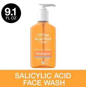 Neutrogena Oil-Free Salicylic Acid Acne Fighting Face Wash, 9 fl. oz