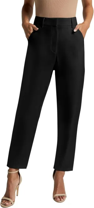NIMIN Women High Waisted Dress Work Ankle Pants Long/Regular/Short Office Business Casual Trousers with Pockets 2025