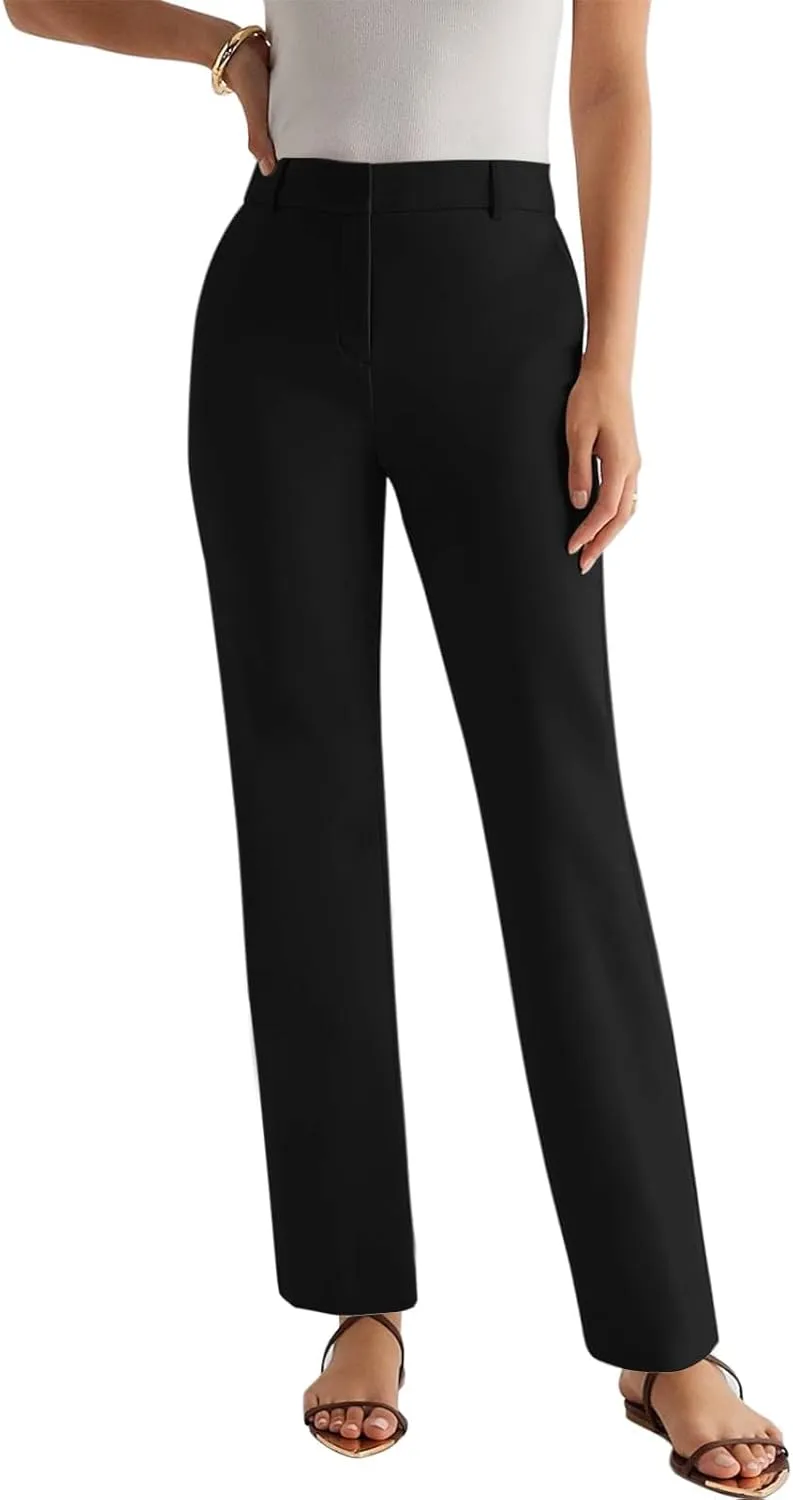 NIMIN Women High Waisted Dress Work Ankle Pants Long/Regular/Short Office Business Casual Trousers with Pockets 2025