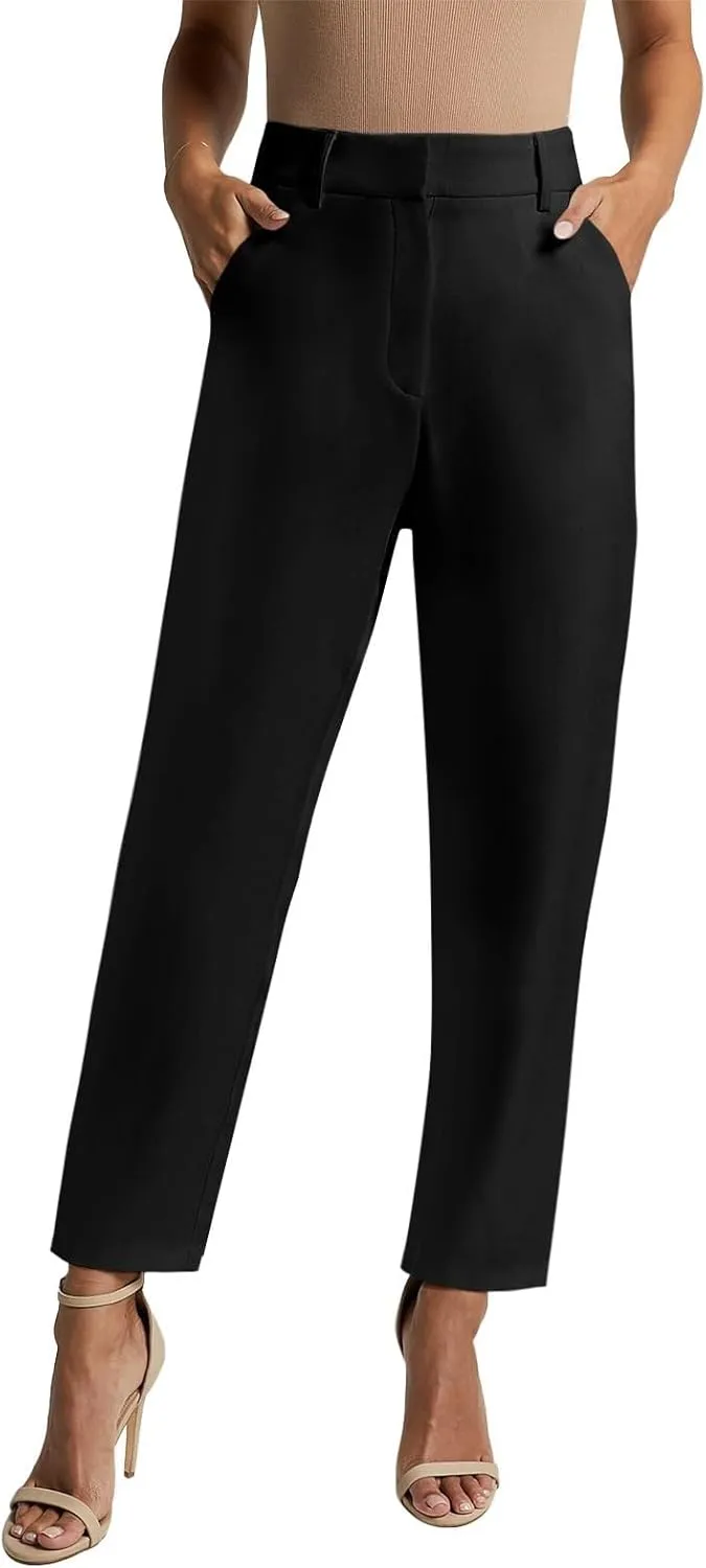 NIMIN Women High Waisted Dress Work Ankle Pants Long/Regular/Short Office Business Casual Trousers with Pockets 2025