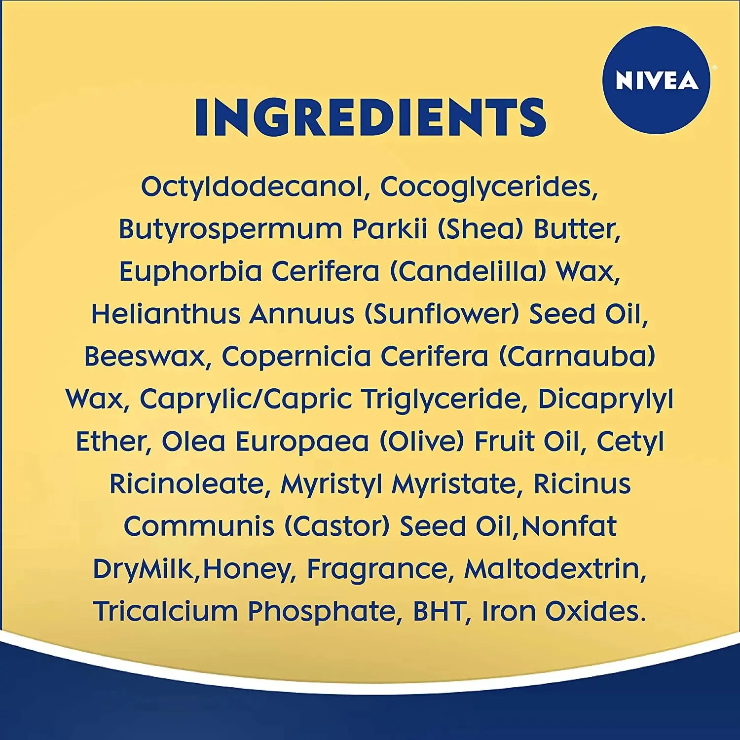 NIVEA Milk & Honey Lip Care - Moisturized Lips All Day - 0.17 oz Tube - 4 Pack