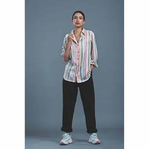 Pallavi Swadi Pastel Stripes Shirt
