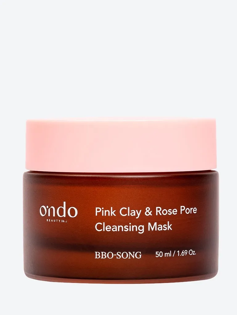 Pink clay&rose pore cleansing mask