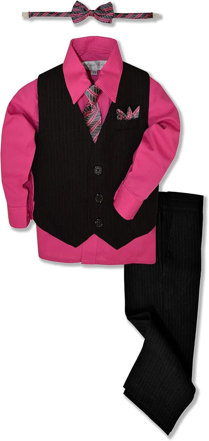 Pinstripe Boys Formal Dresswear Vest Set