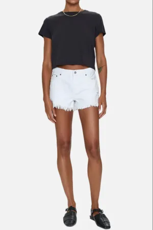 Pistola Gigi Low Rise Cut Off Denim Shorts