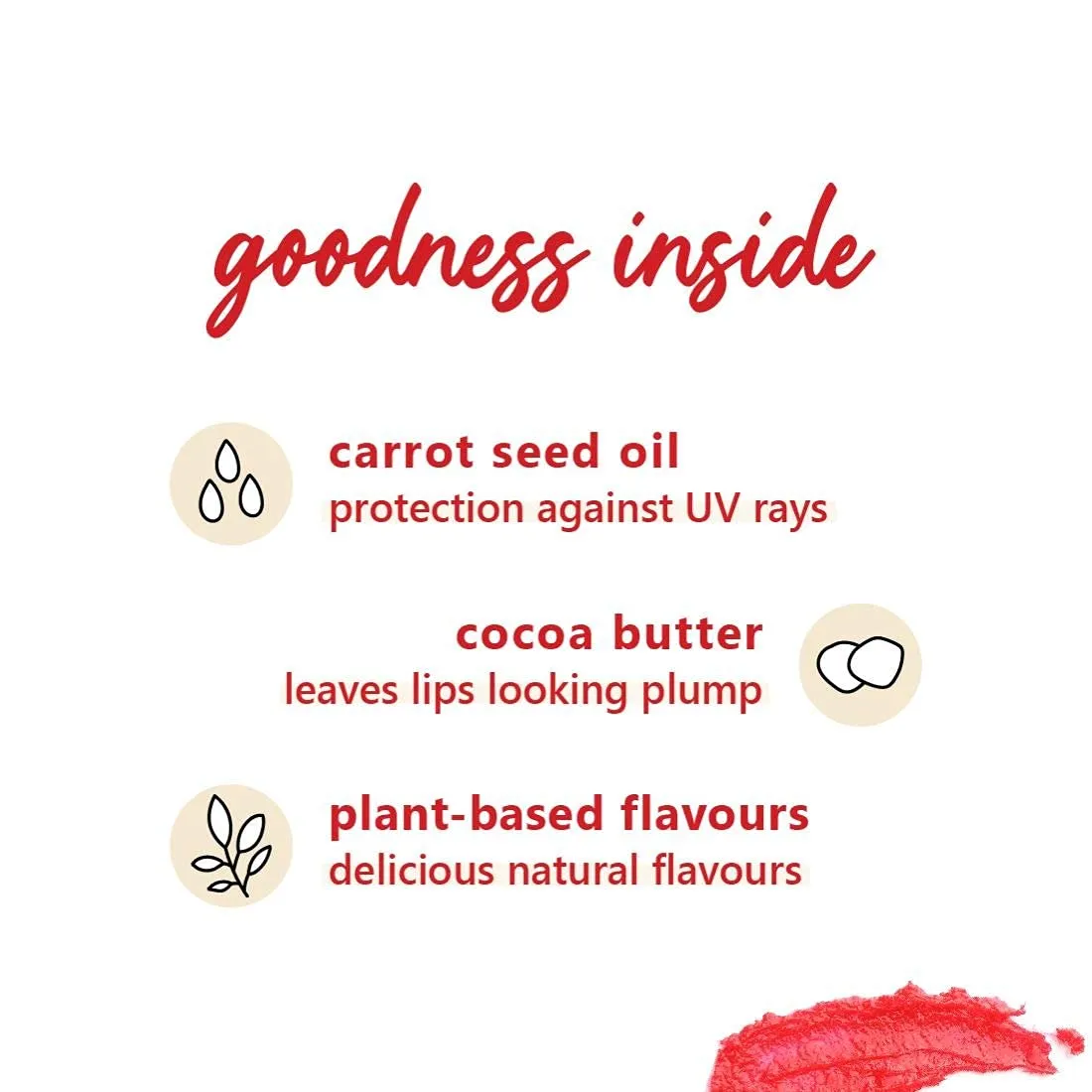 Plum Lip Balm, Red Velvet Lip Balm, Intense Moisturization & Nourishment, Cocoa Butter & Shea Butter, Natural Protection, All-Season (0.42 Oz)