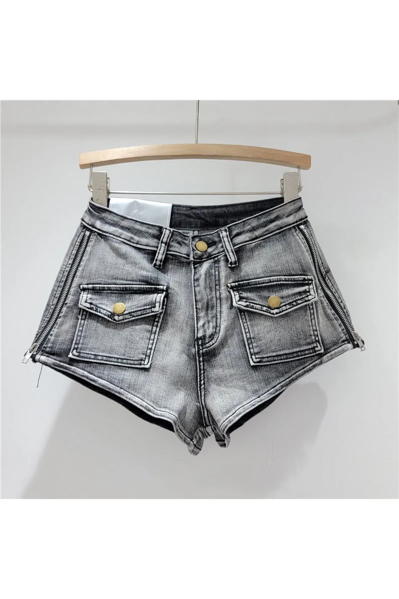 PM0188 Distressed Denim Hot Shorts