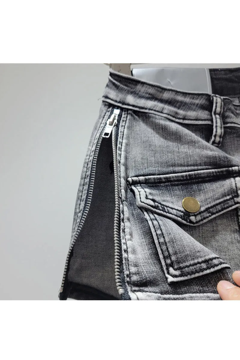 PM0188 Distressed Denim Hot Shorts