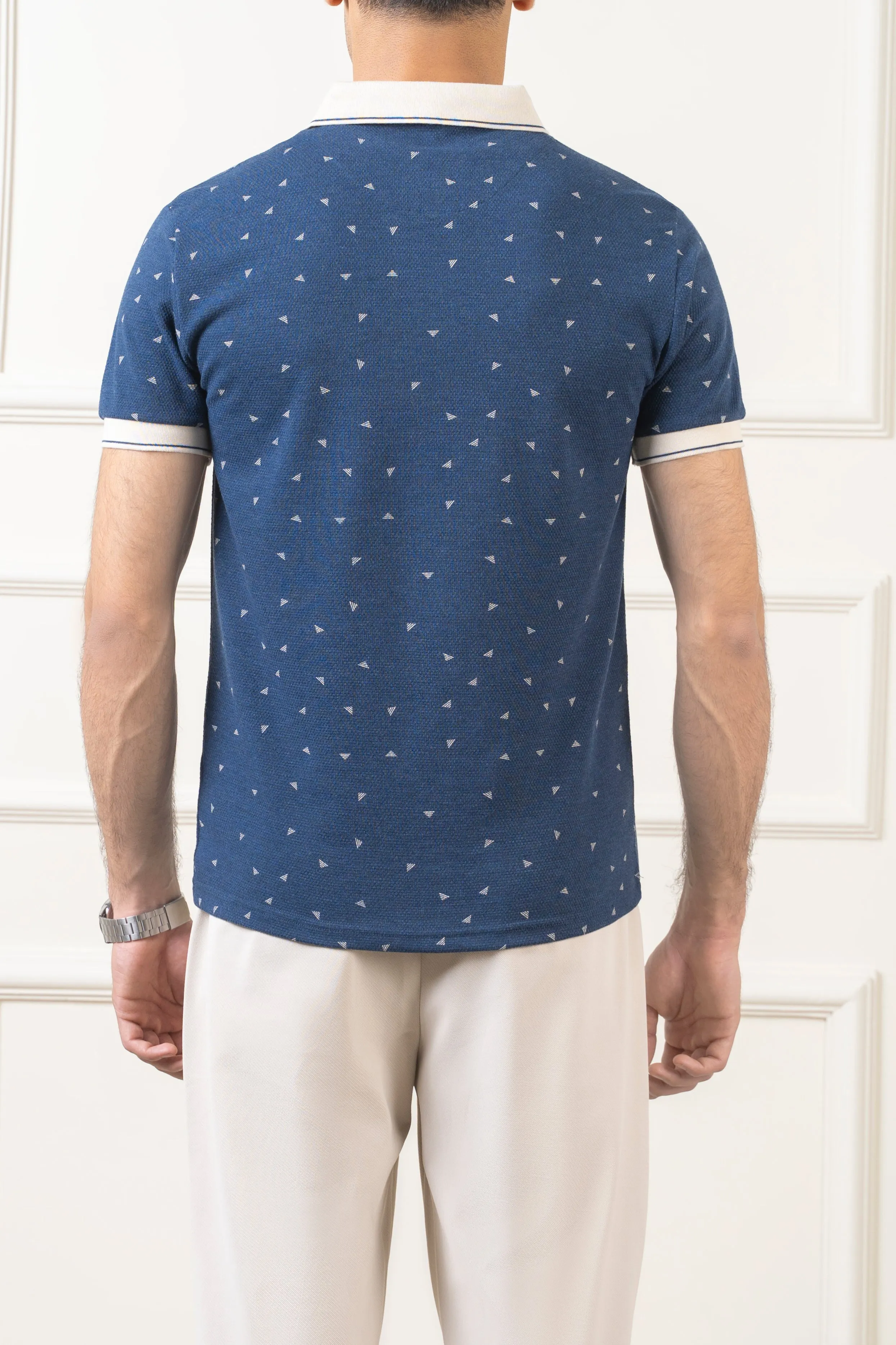 POLO TIPPING COLLAR NAVY