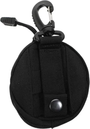 Polyester Coin Purse Bag Durable Utility Pouch for Earphones Coins Travel Essentials