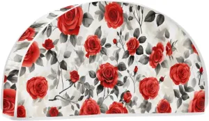 Red Rose Garment Bags for Travel for Women 24x12x2 in Floral Cute Print Travel Garment Bags for Hanging Clothes Hotel Home