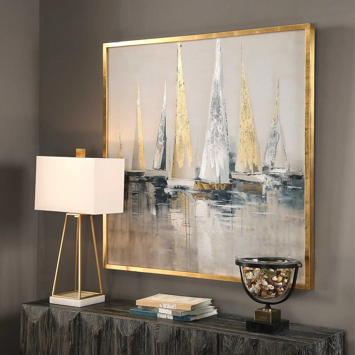 Regatta Hand-painted Art