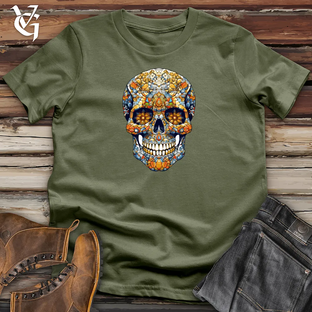 Retro Mosaic Skull Softstyle Tee