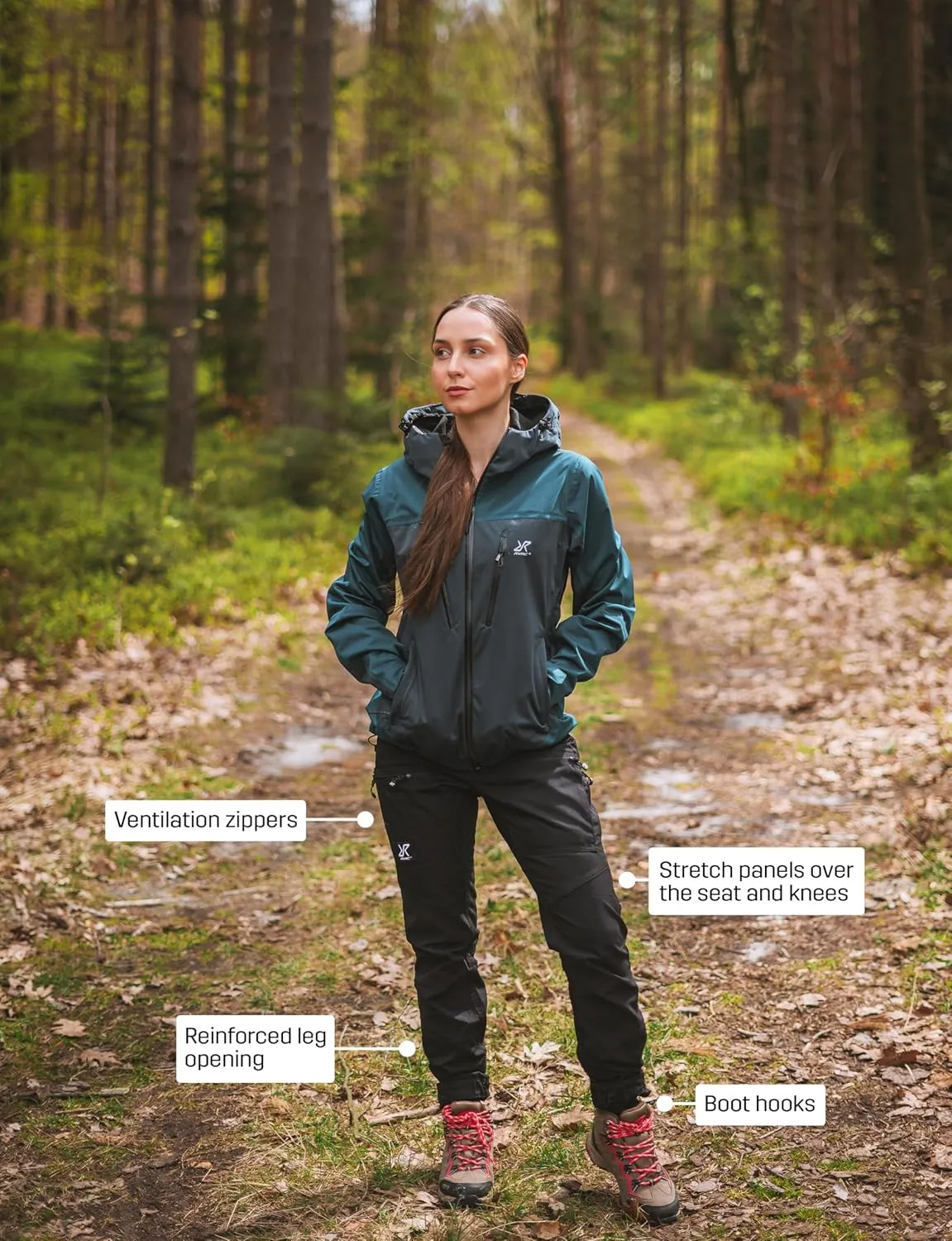 RevolutionRace Women's Nordwand & Nordwand Pro - Durable and Ventilated Outdoor Pants