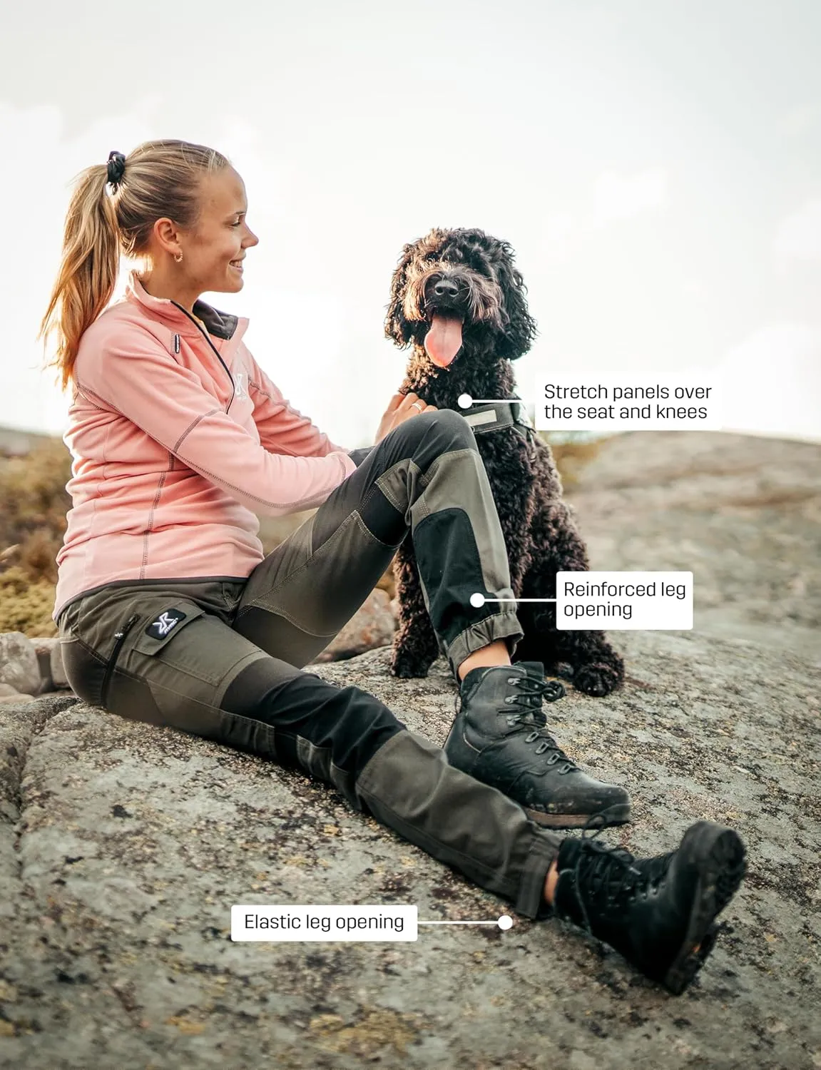 RevolutionRace Women's Nordwand & Nordwand Pro - Durable and Ventilated Outdoor Pants