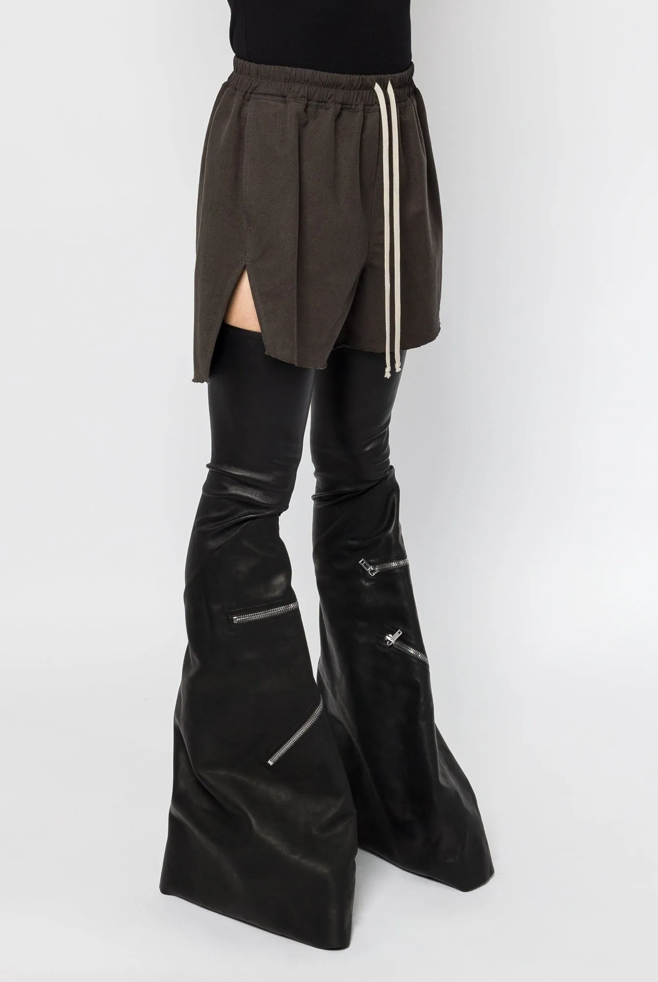 Rick Owens Long Boxers in Dark Dust