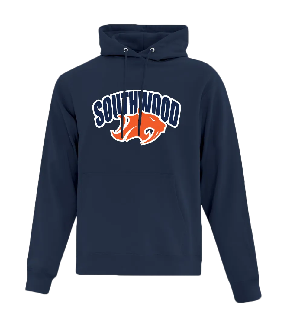 Sabres Cotton Pull Over Hooded Sweatshirt with Embroidered Logo YOUTH