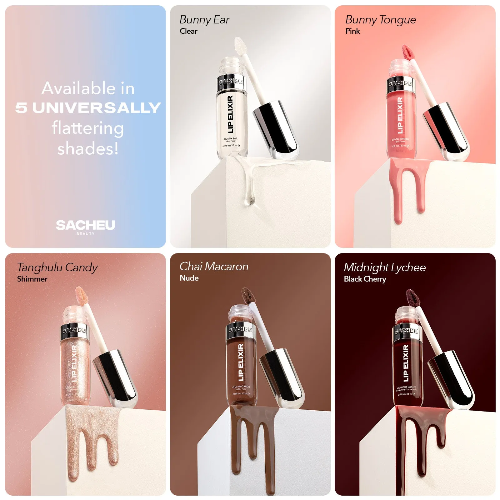 Sacheu - Lip Glaze Elixir - Bunny Ear