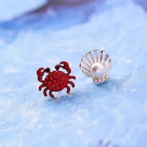 Save Sea Animals Jewelry | Cute Crab Shell Earrings 6 STYLES