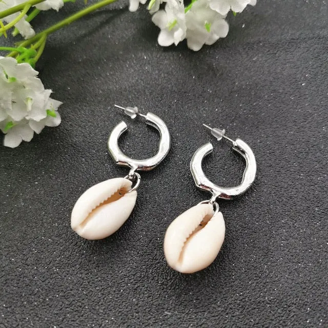 Save Sea Animals Jewelry | Drop SeaShell Earrings