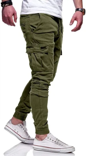 sdbrld Cargo Pants For Men Baggy Sweatpants For Men Open Bottom Mens Joggers Chino Cargo Pants Hiking Outdoor Recreation Pants Twill Fitness Track Jogging Pants Casual Cotton Pants