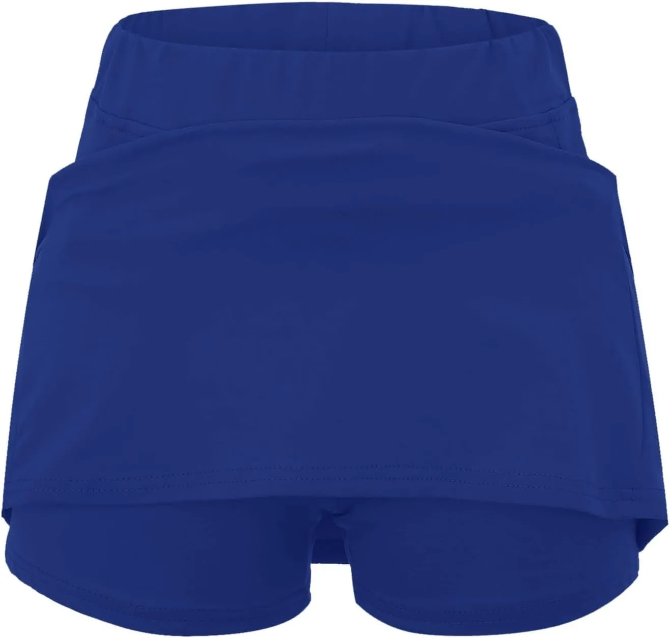 Skorts for Women Dressy Plus Size High Waist Skirt with Shorts Underneath Tummy Control Tennis Skort with Pockets