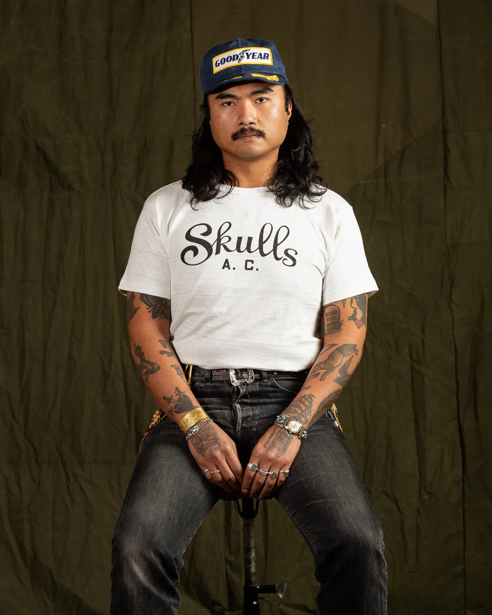 Skulls Athletic Club Tee - Off-White