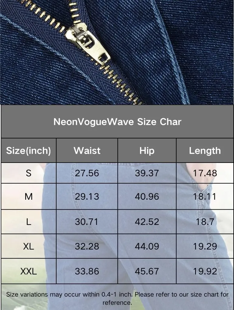 Slim Fit Jeans for Men High Waisted Straight Chino Pant Summer Work Pants with Pockets