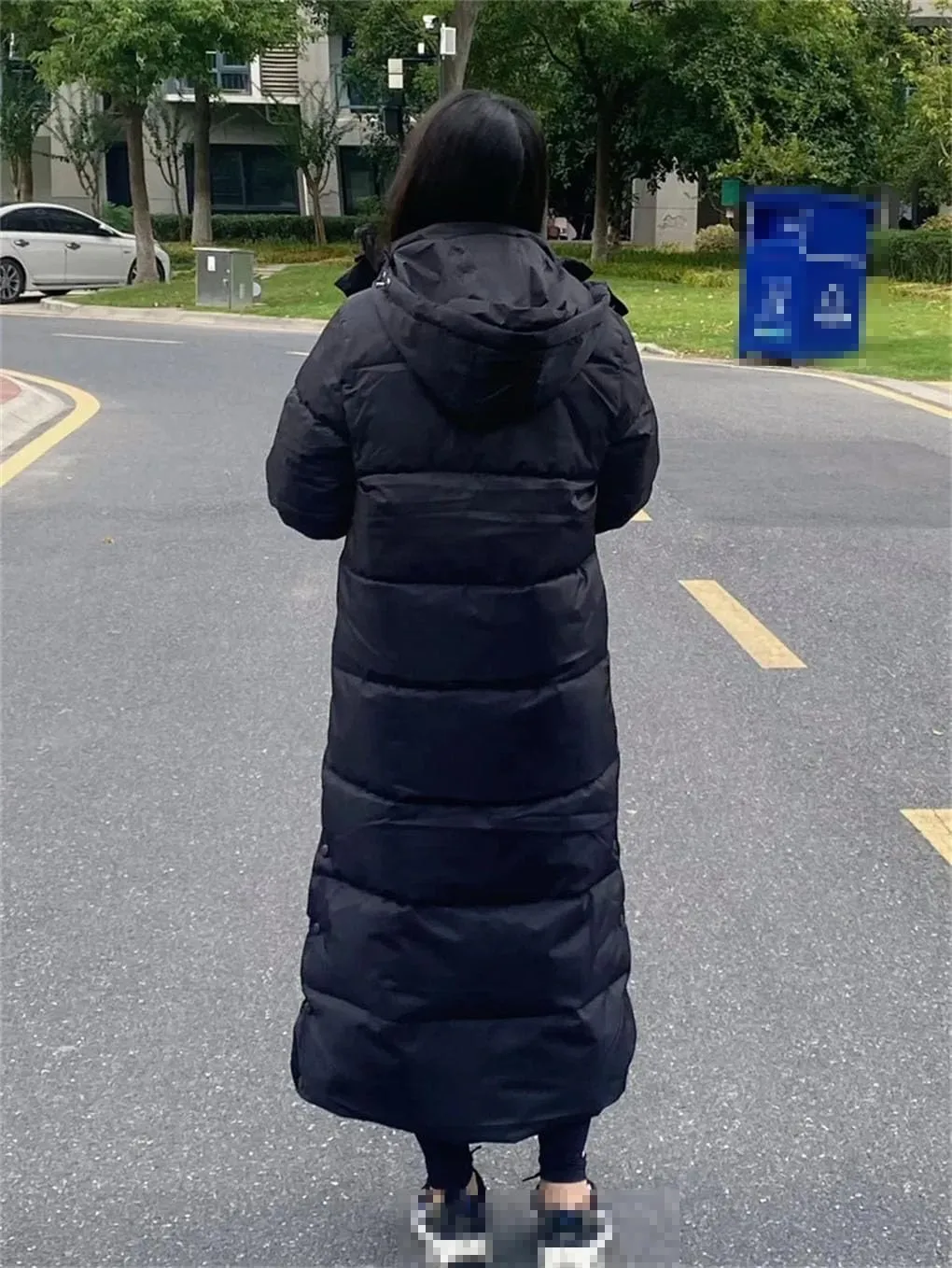Slim Long Hooded Parkas Winter Casual Thicken Coats Snow Wear Warm Cotton Padded Jackets Women Windbreak Coats