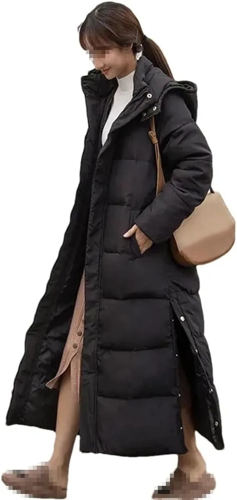Slim Long Hooded Parkas Winter Casual Thicken Coats Snow Wear Warm Cotton Padded Jackets Women Windbreak Coats