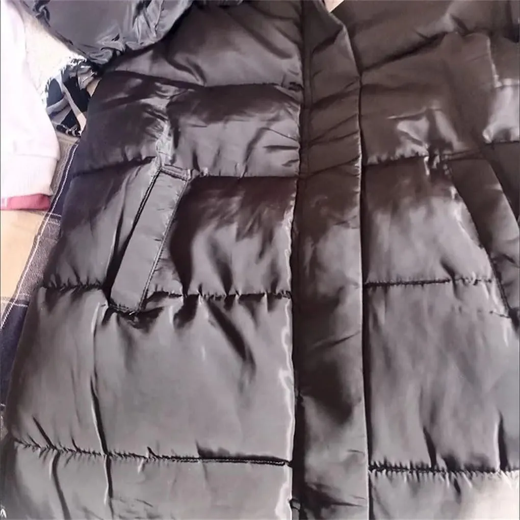 Slim Long Hooded Parkas Winter Casual Thicken Coats Snow Wear Warm Cotton Padded Jackets Women Windbreak Coats